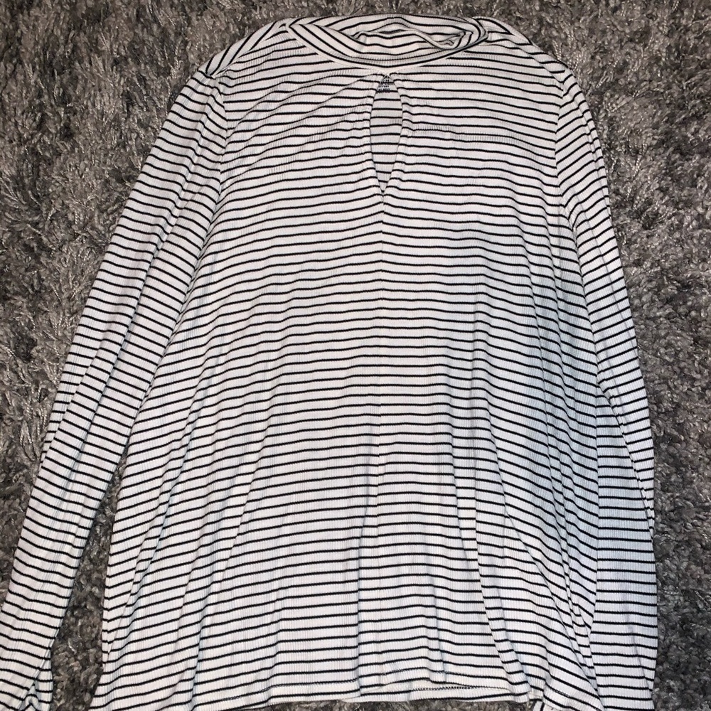 Black&white fashion top
